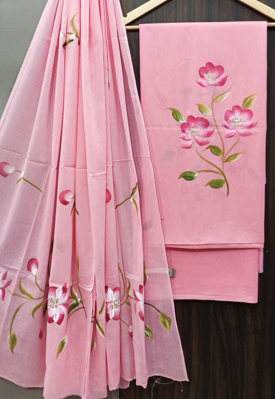 Cotton Suit Set with Cotton Dupatta ( CT0603 )